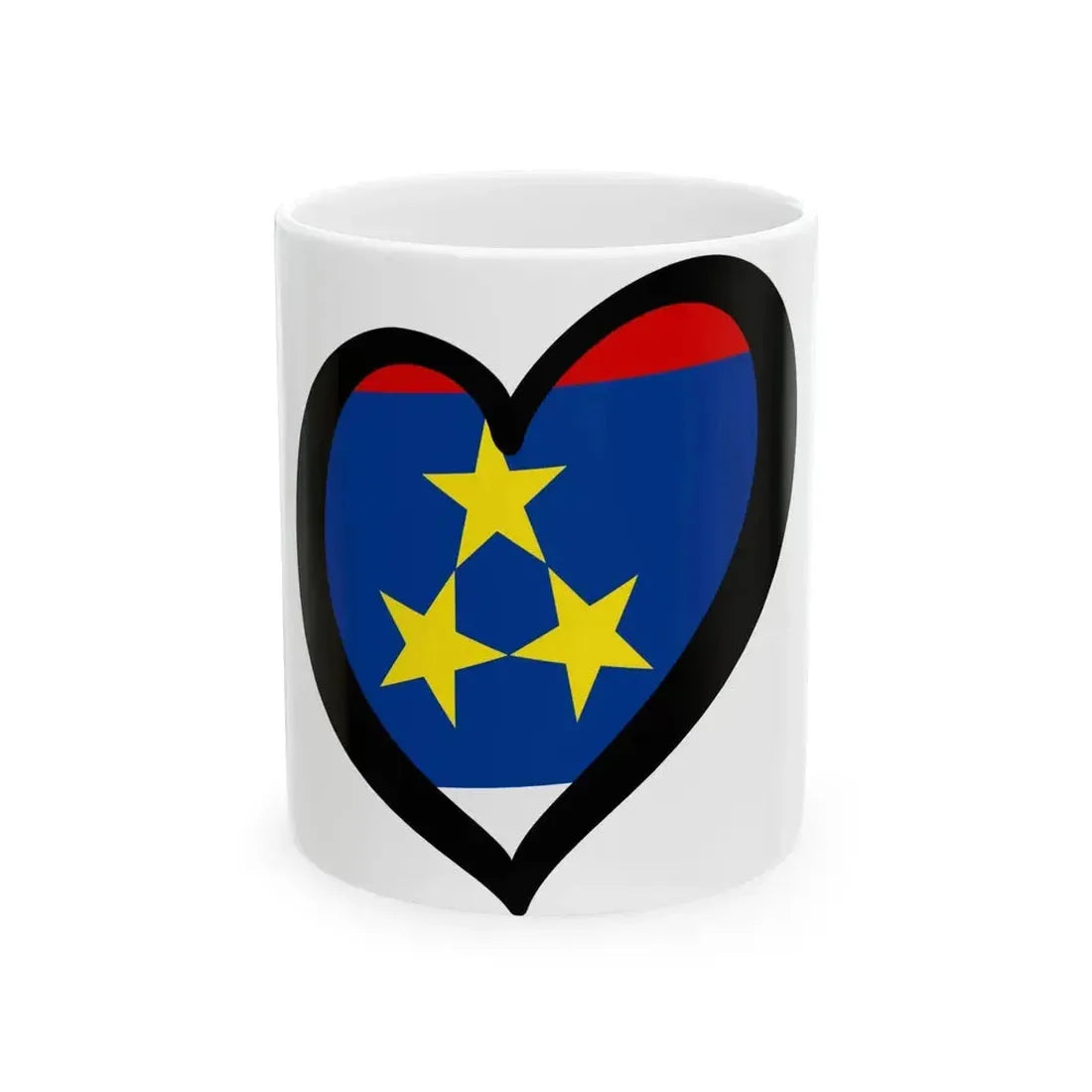EuroVojvodinaLocal (Serbia) White Coffee Mug 11oz - Go Mug Yourself