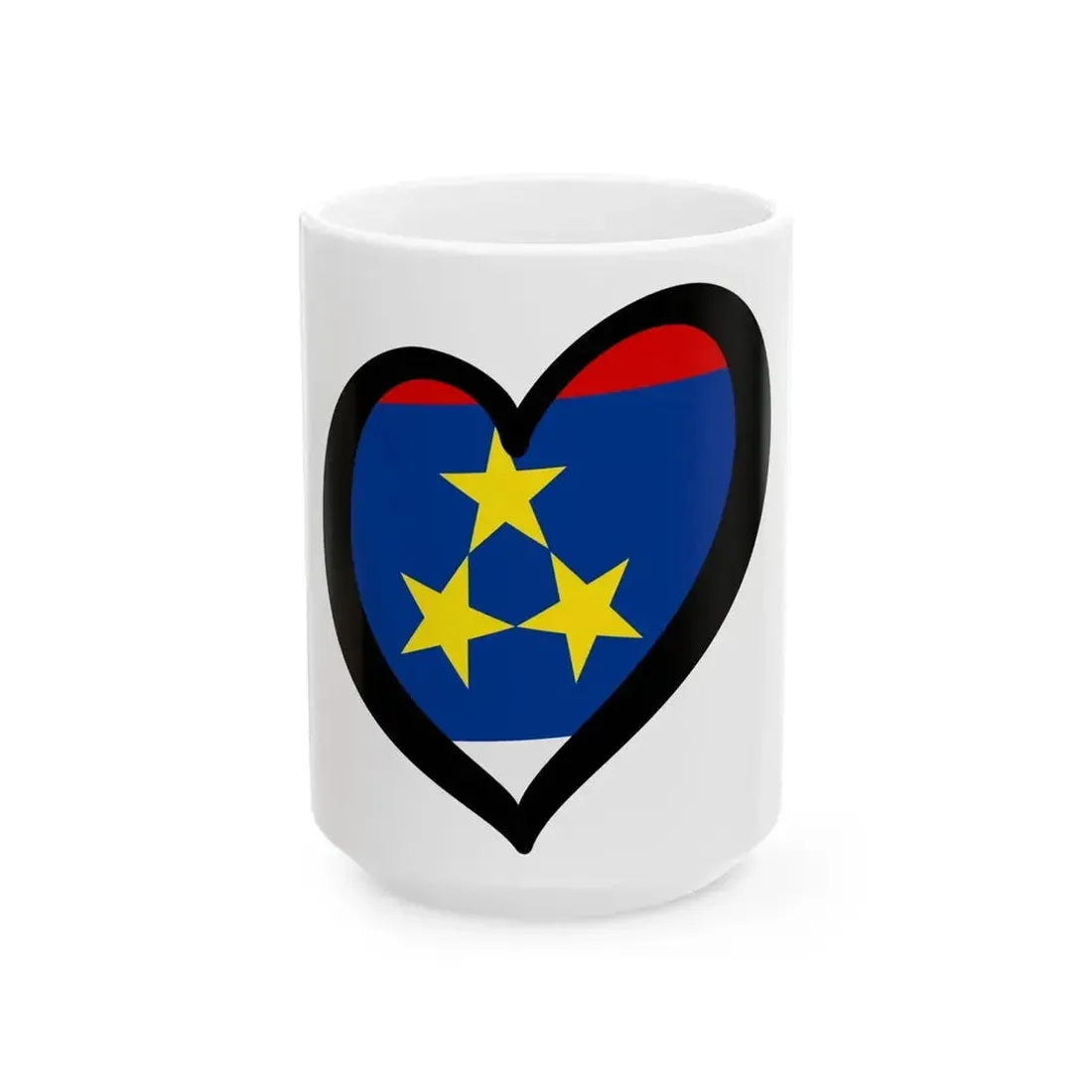 EuroVojvodinaLocal (Serbia) White Coffee Mug 15oz - Go Mug Yourself
