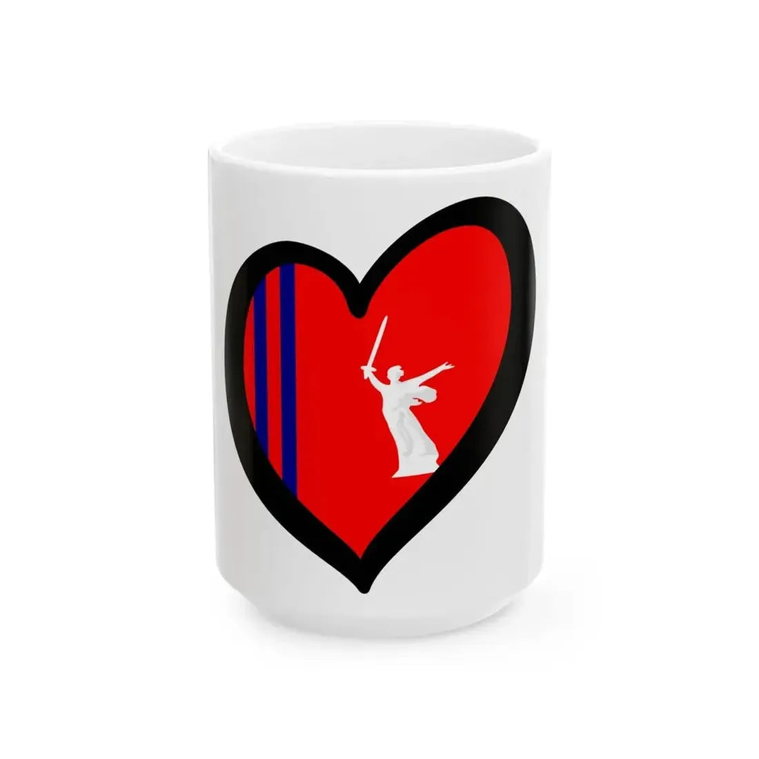 EuroVolgogrado (Russia) White Coffee Mug 15oz - Go Mug Yourself