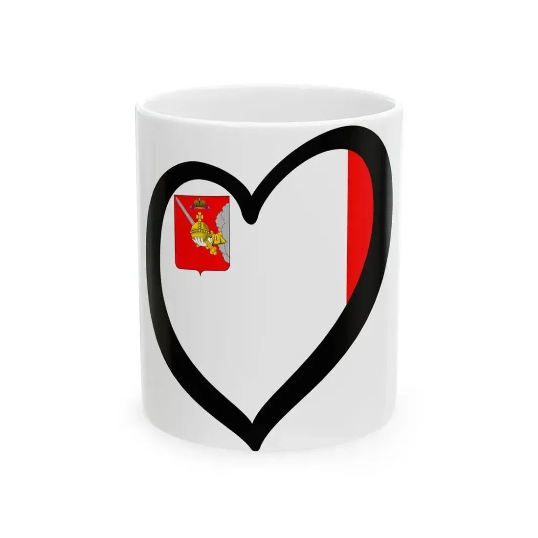 EuroVologda (Russia) White Coffee Mug 11oz - Go Mug Yourself