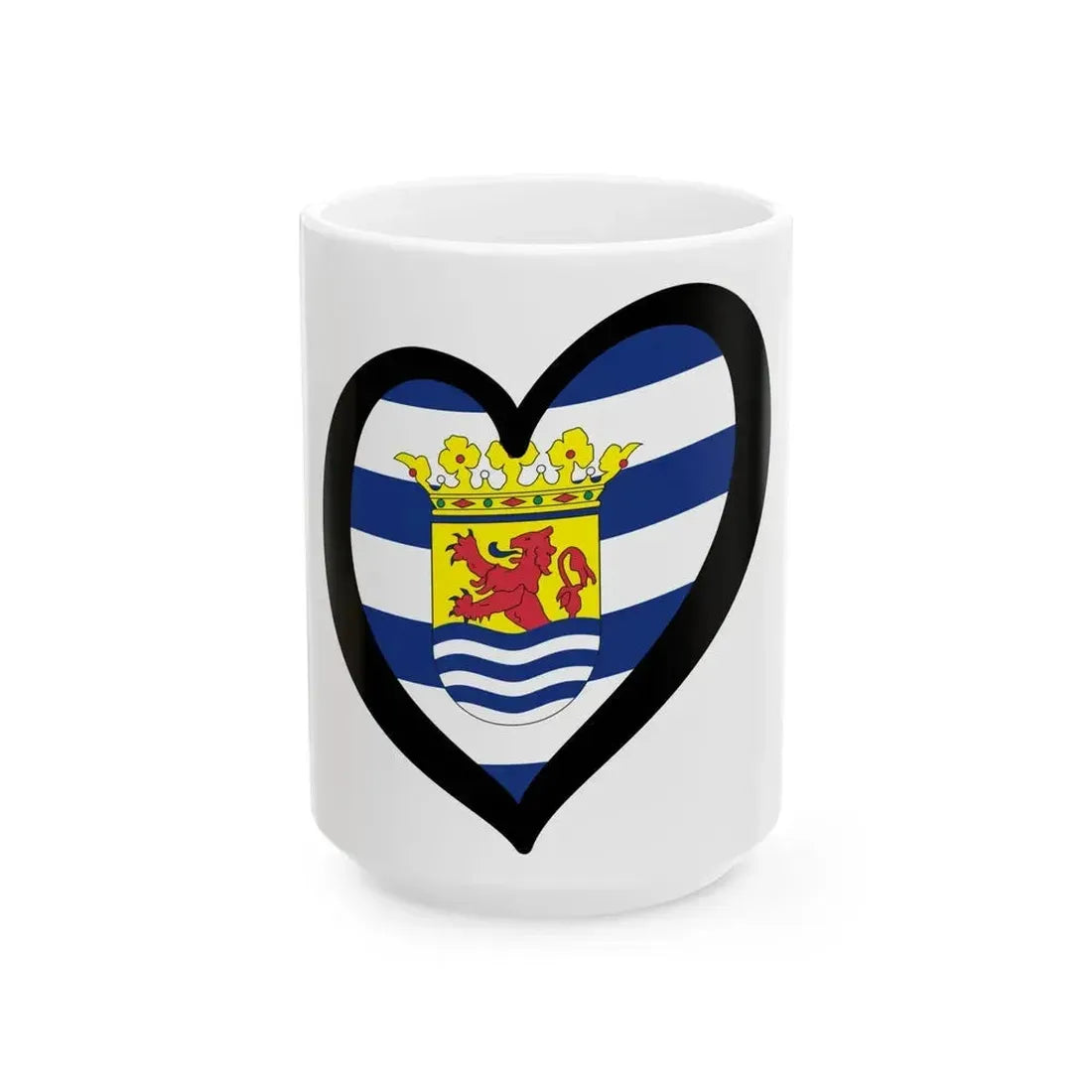 EuroZelanda (Netherlands) White Coffee Mug 15oz - Go Mug Yourself