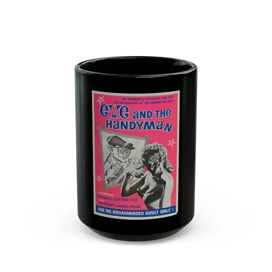 EVE AND THE HANDYMAN 1961 Movie Poster - Black Coffee Mug 15oz - Go Mug Yourself