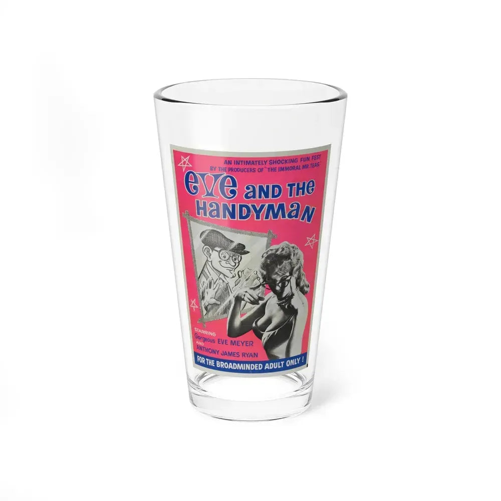 EVE AND THE HANDYMAN 1961 Movie Poster - Pint Glass 16oz 16oz - Go Mug Yourself