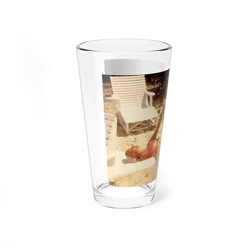 Eve Meyer #41 (Vintage Female Icon) Pint Glass 16oz - Go Mug Yourself