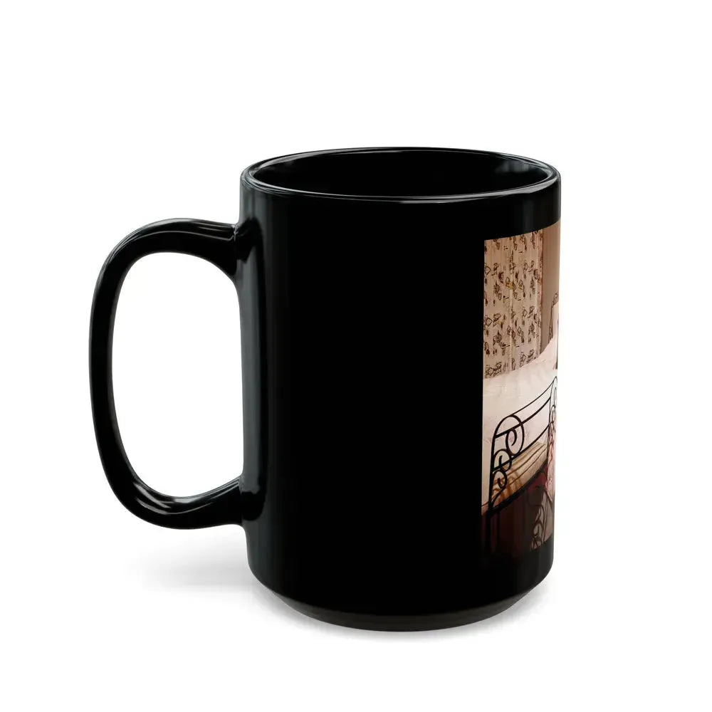 Eve Meyer #43 (Vintage Female Icon) Black Coffee Mug - Go Mug Yourself