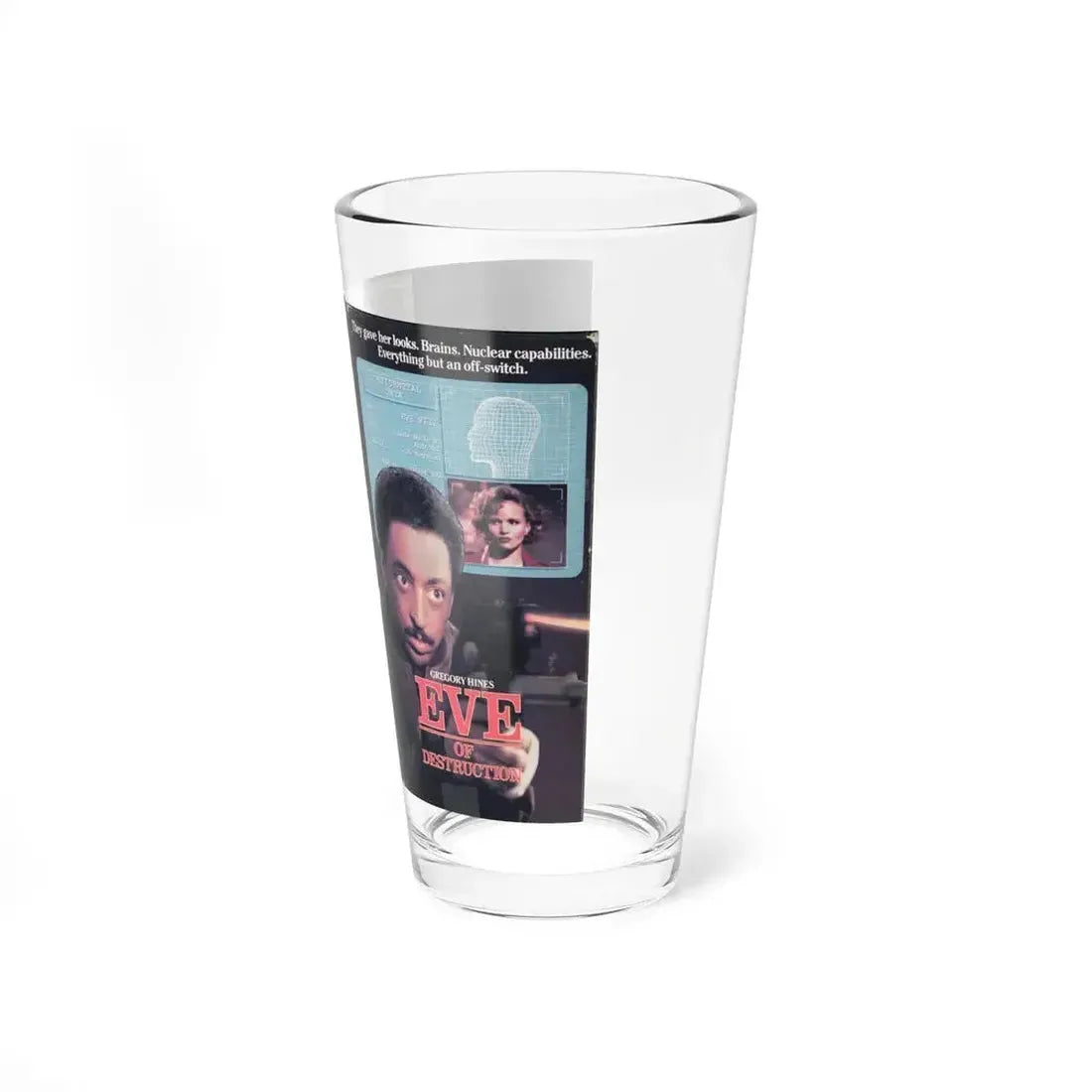 EVE OF DESTRUCTION (VHS COVER) Pint Glass 16oz - Go Mug Yourself
