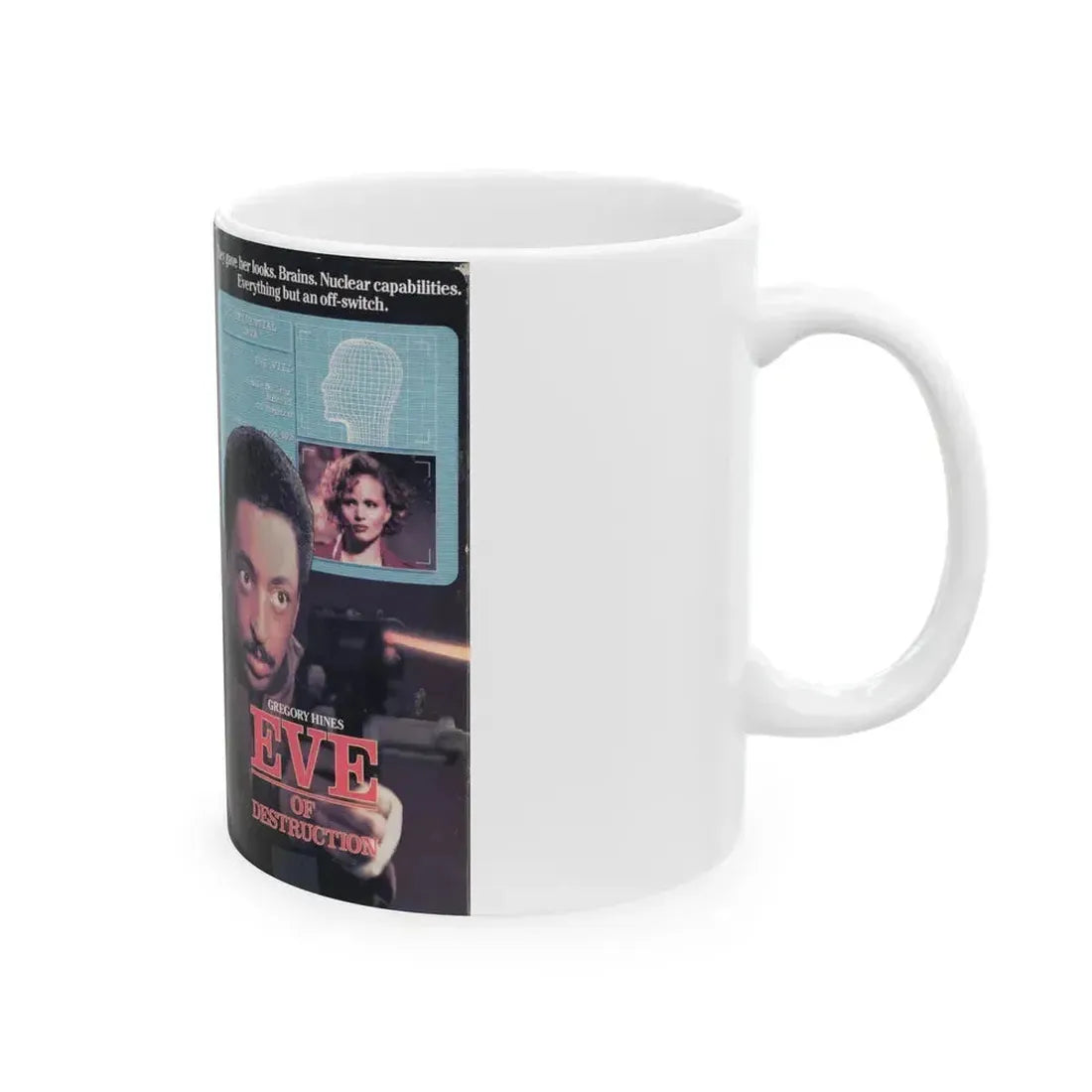 EVE OF DESTRUCTION (VHS COVER) - White Coffee Mug - Go Mug Yourself