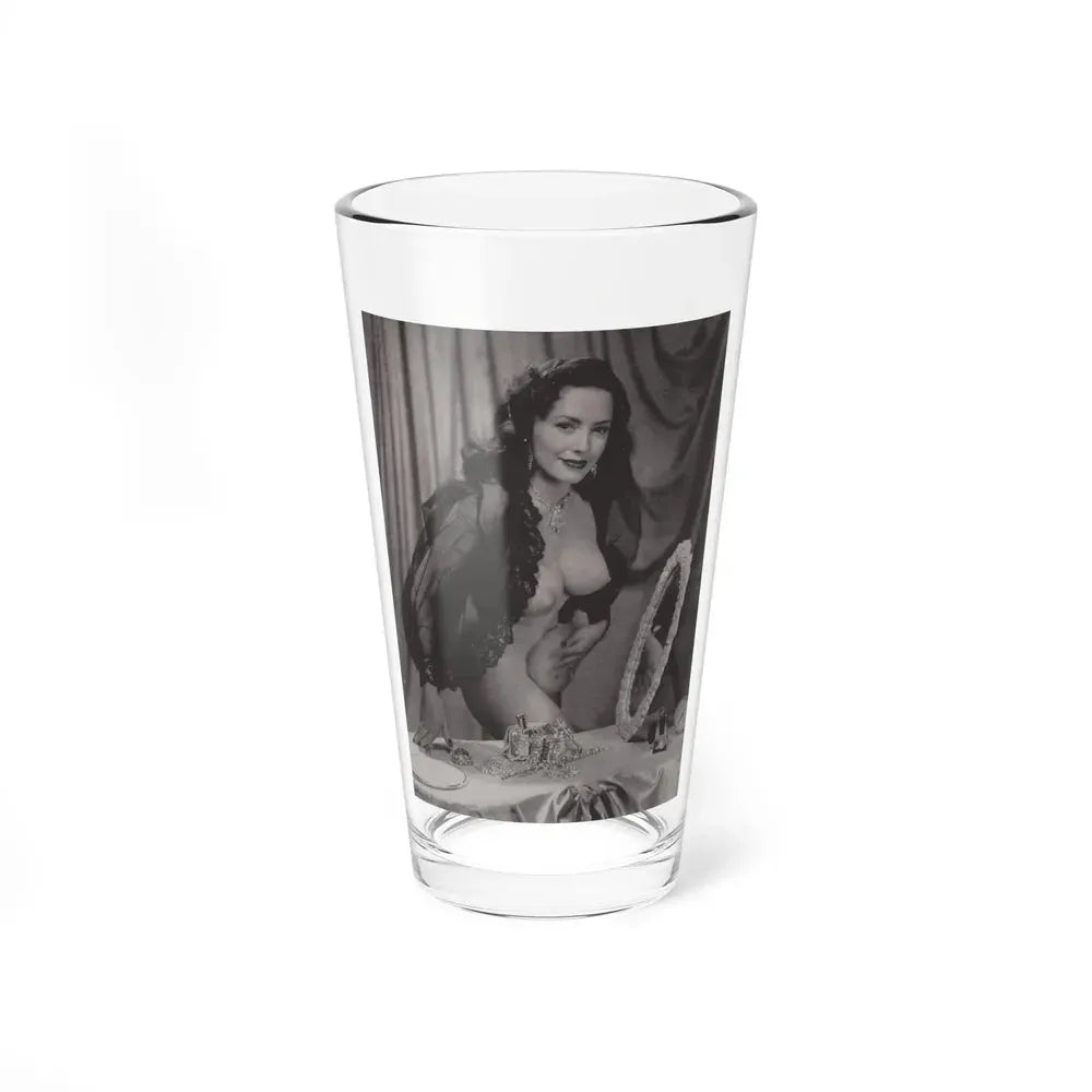 Evelyn West #04 (Vintage Female Icon) Pint Glass 16oz 16oz - Go Mug Yourself