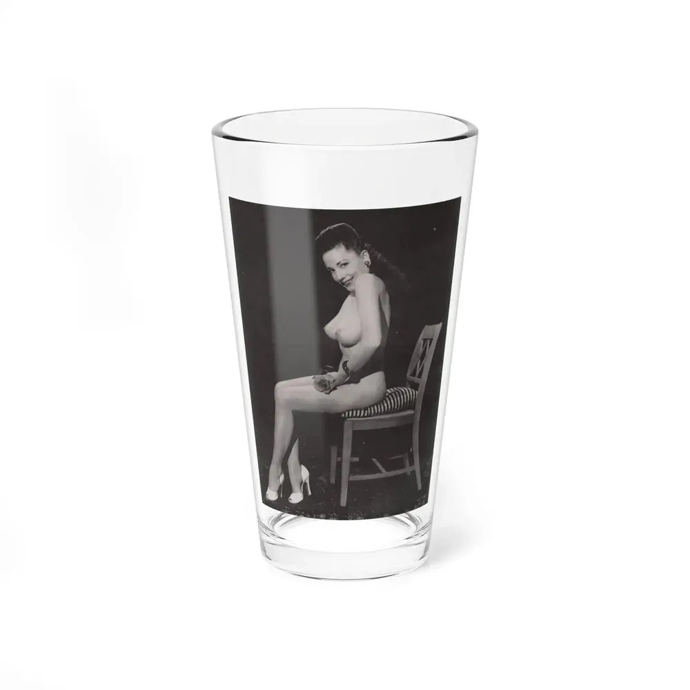 Evelyn West #06 (Vintage Female Icon) Pint Glass 16oz 16oz - Go Mug Yourself