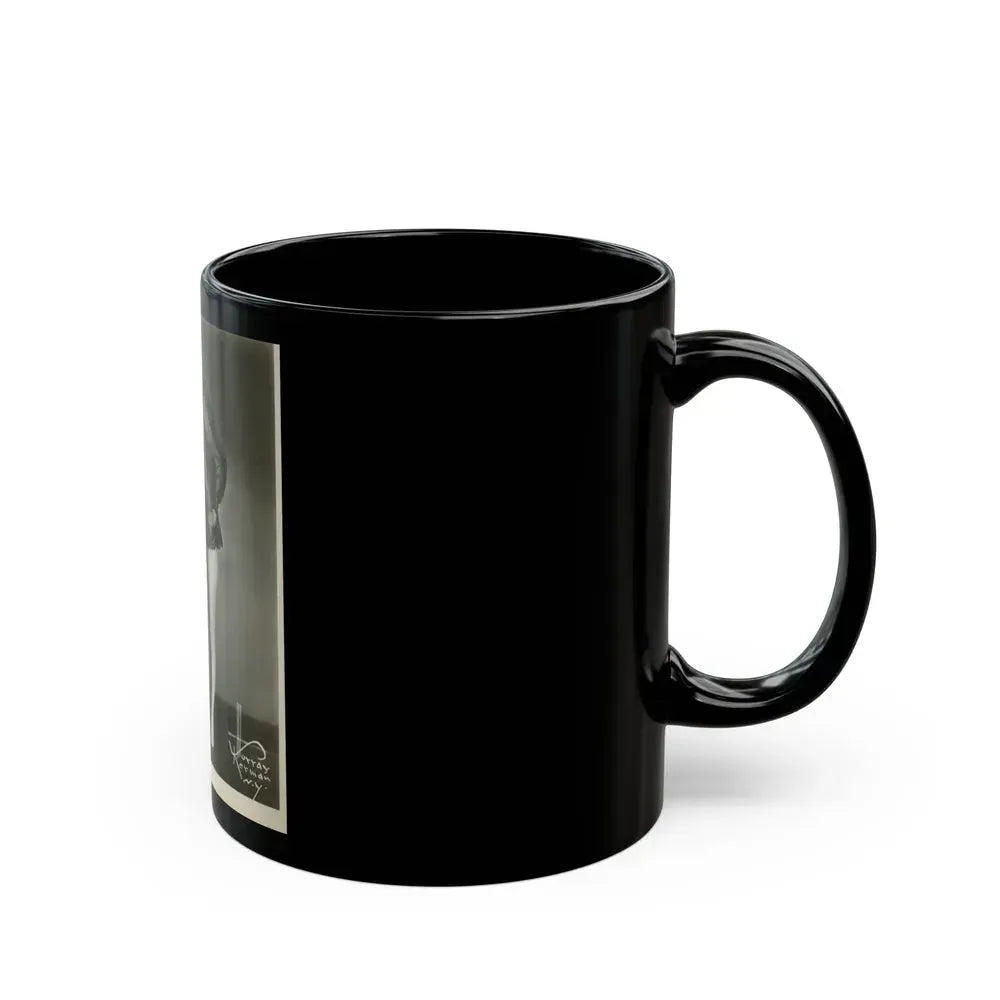 Evelyn West #09 (Vintage Female Icon) Black Coffee Mug - Go Mug Yourself