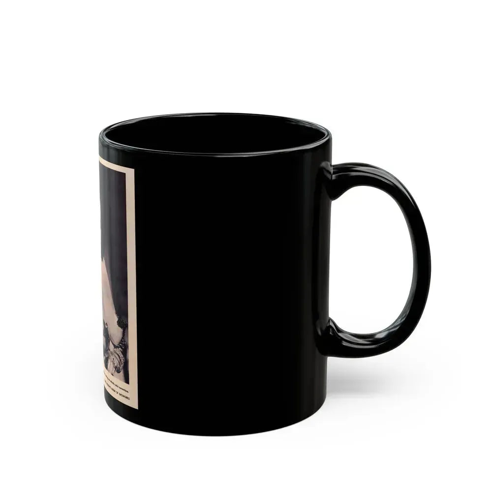 Evelyn West #13 (Vintage Female Icon) Black Coffee Mug - Go Mug Yourself