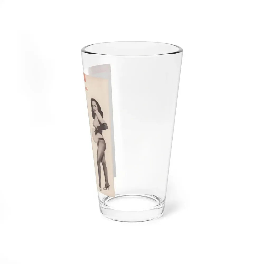 Evelyn West #15 (Vintage Female Icon) Pint Glass 16oz - Go Mug Yourself