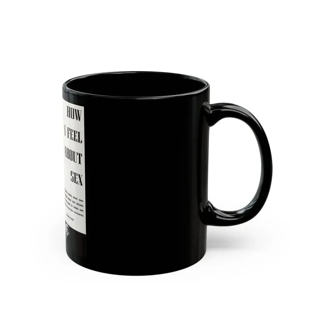 Evelyn West #17 (Vintage Female Icon) Black Coffee Mug - Go Mug Yourself