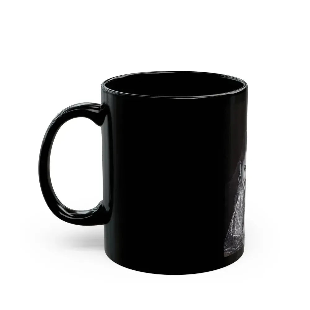 Evelyn West #17 (Vintage Female Icon) Black Coffee Mug - Go Mug Yourself