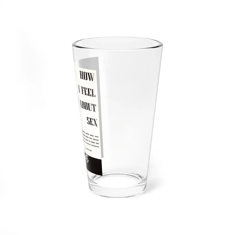 Evelyn West #17 (Vintage Female Icon) Pint Glass 16oz - Go Mug Yourself