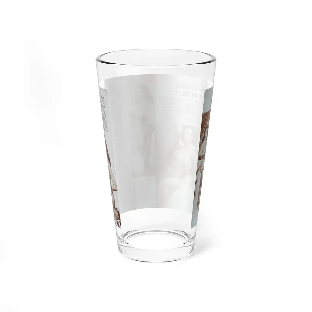 Evelyn West #19 (Vintage Female Icon) Pint Glass 16oz - Go Mug Yourself