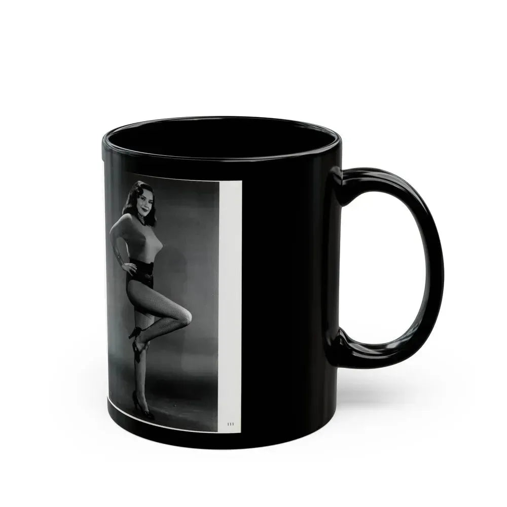 Evelyn West #22 - (Vintage Female Icon) Black Coffee Mug - Go Mug Yourself