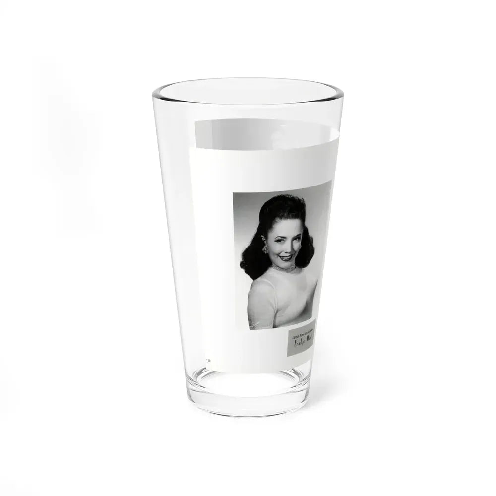 Evelyn West #22 - (Vintage Female Icon) Pint Glass 16oz - Go Mug Yourself