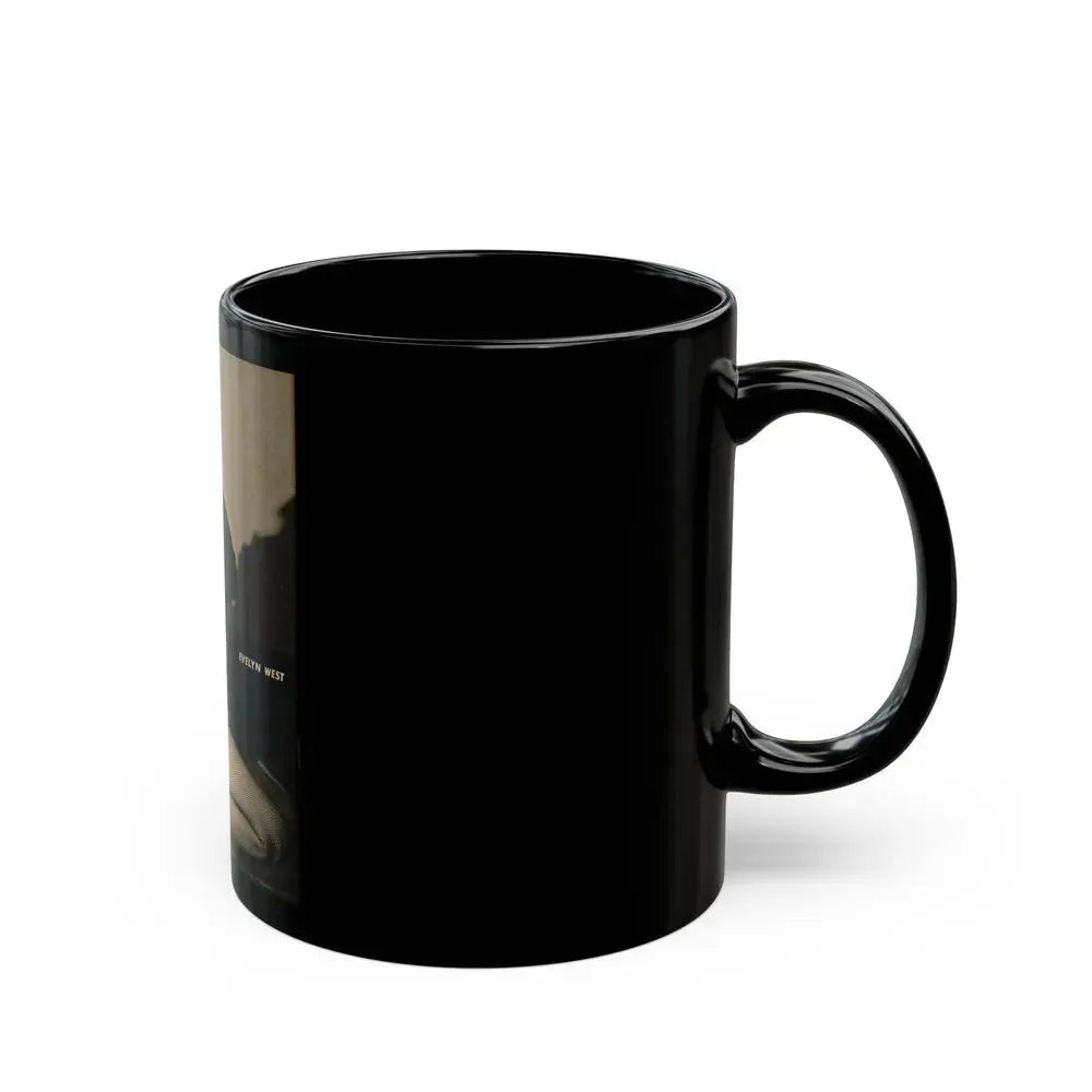 Evelyn West #24 - (Vintage Female Icon) Black Coffee Mug - Go Mug Yourself