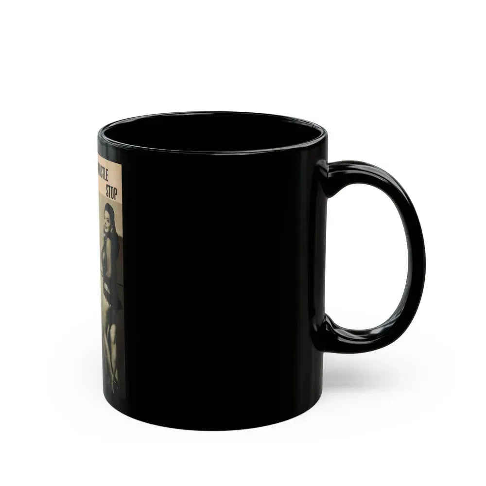 Evelyn West #25 - (Vintage Female Icon) Black Coffee Mug - Go Mug Yourself