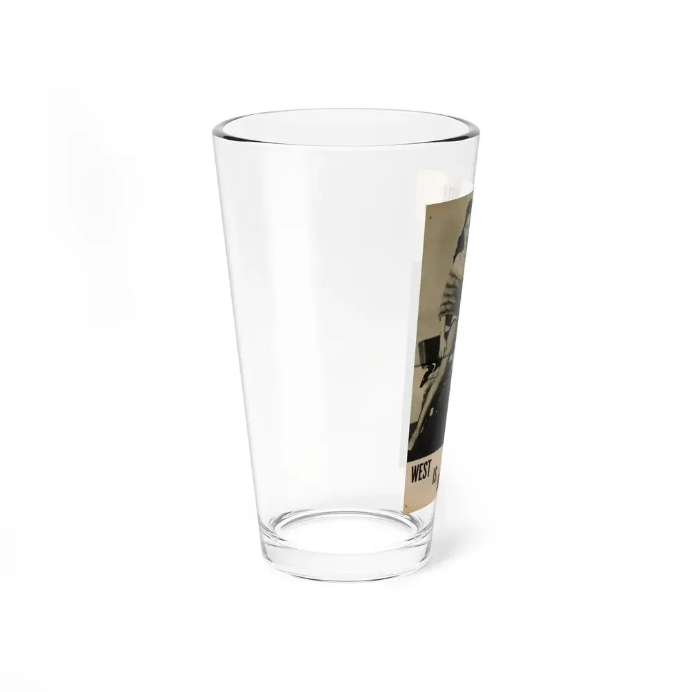 Evelyn West #25 - (Vintage Female Icon) Pint Glass 16oz - Go Mug Yourself