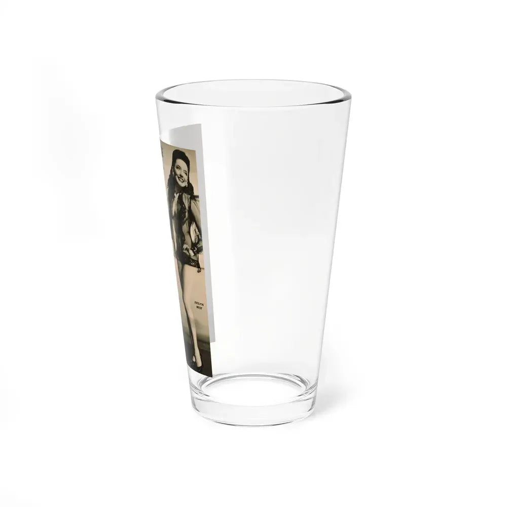 Evelyn West #26 - (Vintage Female Icon) Pint Glass 16oz - Go Mug Yourself