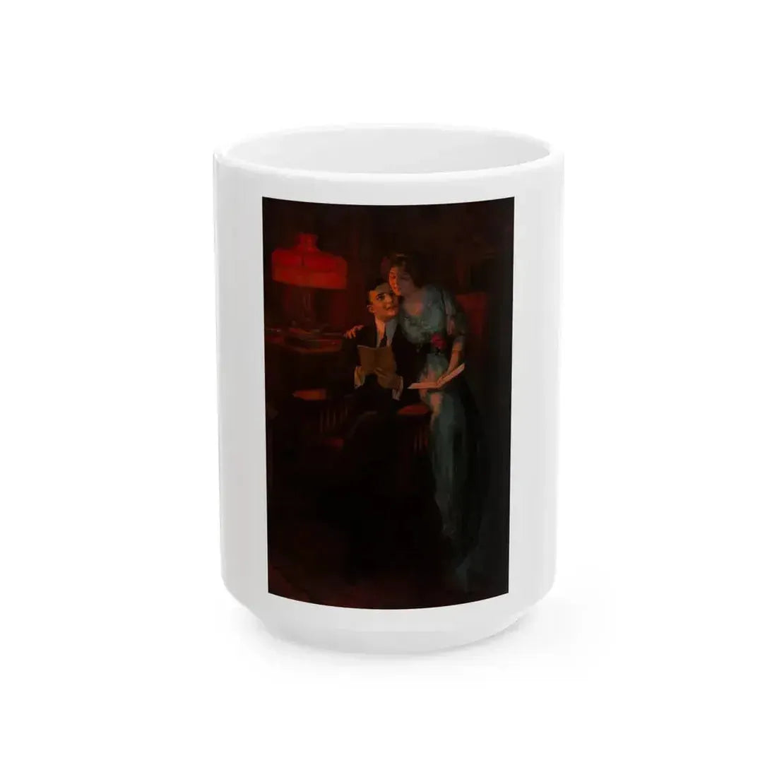 Evening Time - White Coffee Mug 15oz - Go Mug Yourself