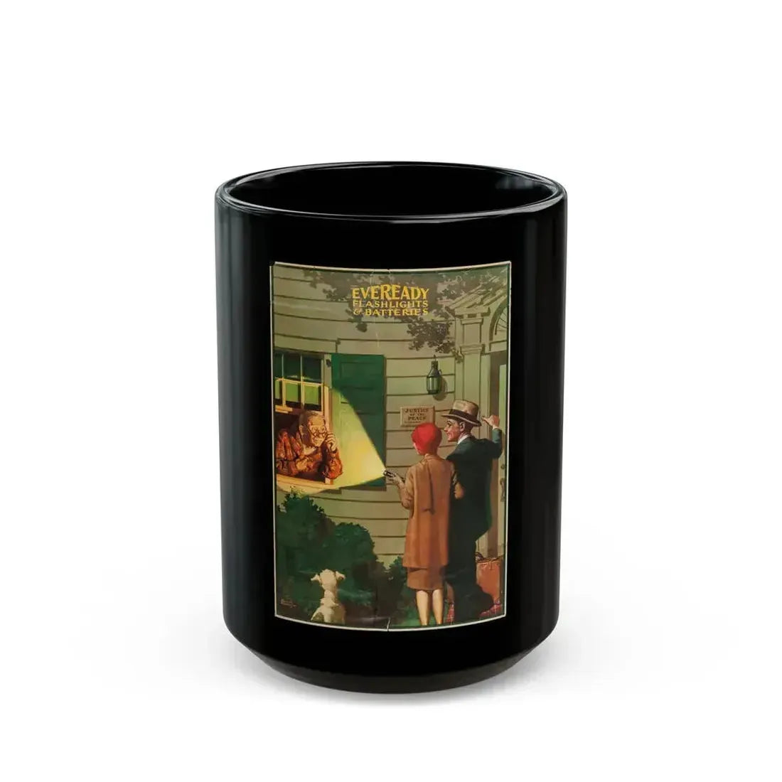 Eveready Flashlights and Batteries_1 - Black Coffee Mug 15oz - Go Mug Yourself