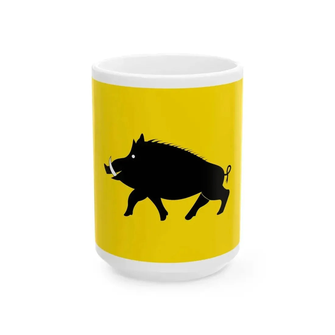 Evergem vlag (Belgium) White Coffee Mug 15oz - Go Mug Yourself