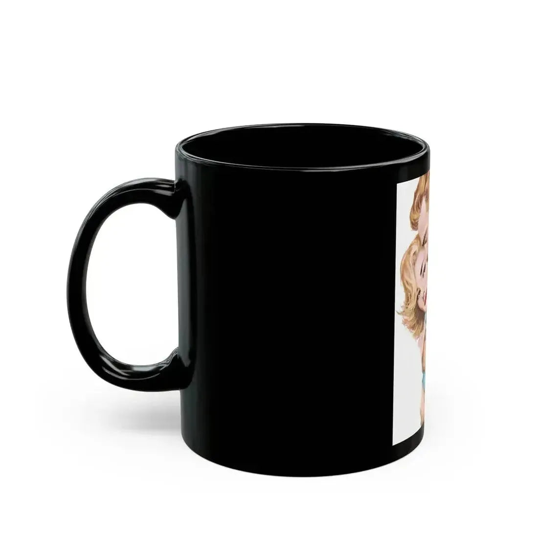 Every Nice Girl by Rona Randall, Woman magazine, 1960 - Black Coffee Mug - Go Mug Yourself