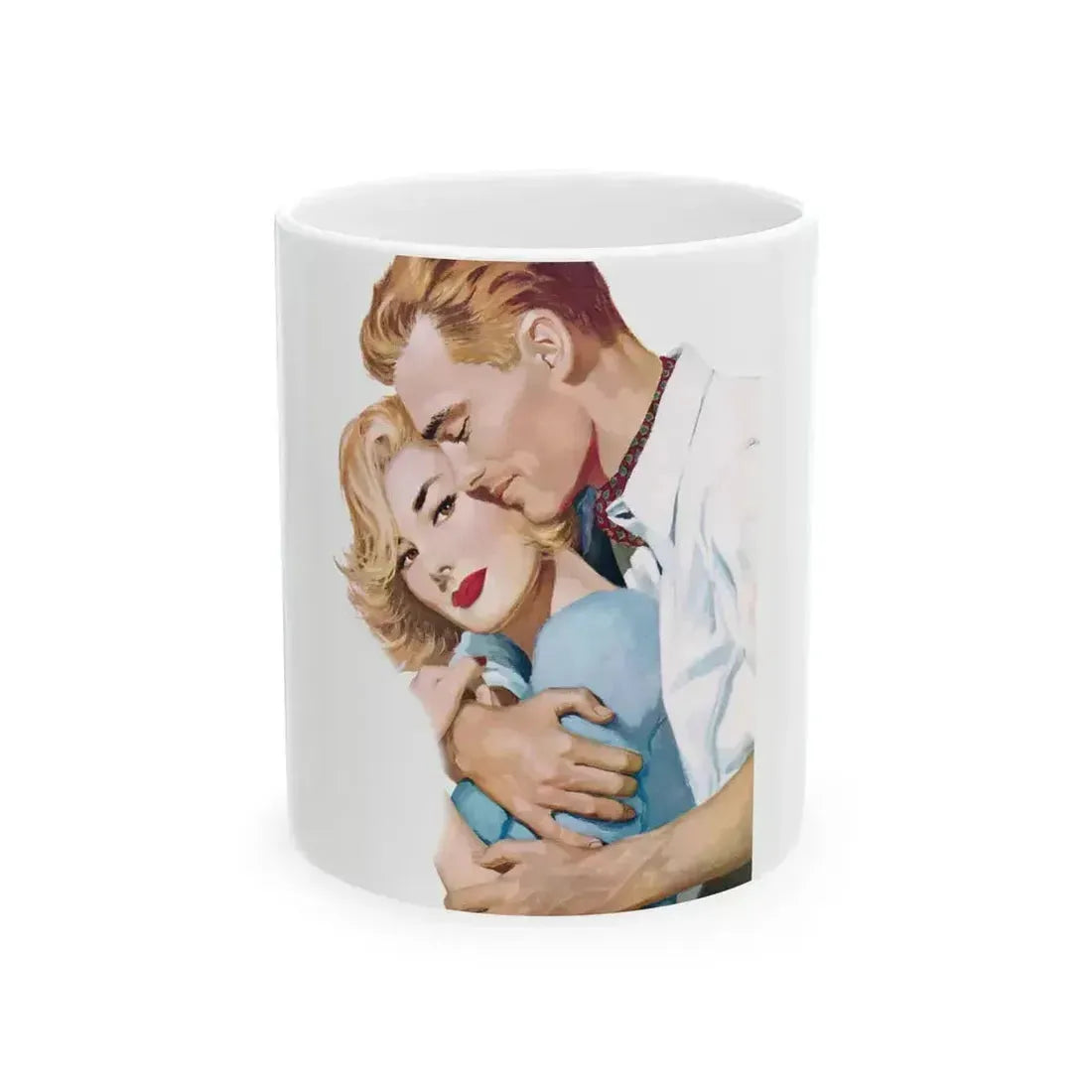 Every Nice Girl by Rona Randall, Woman magazine, 1960 - White Coffee Mug 11oz - Go Mug Yourself