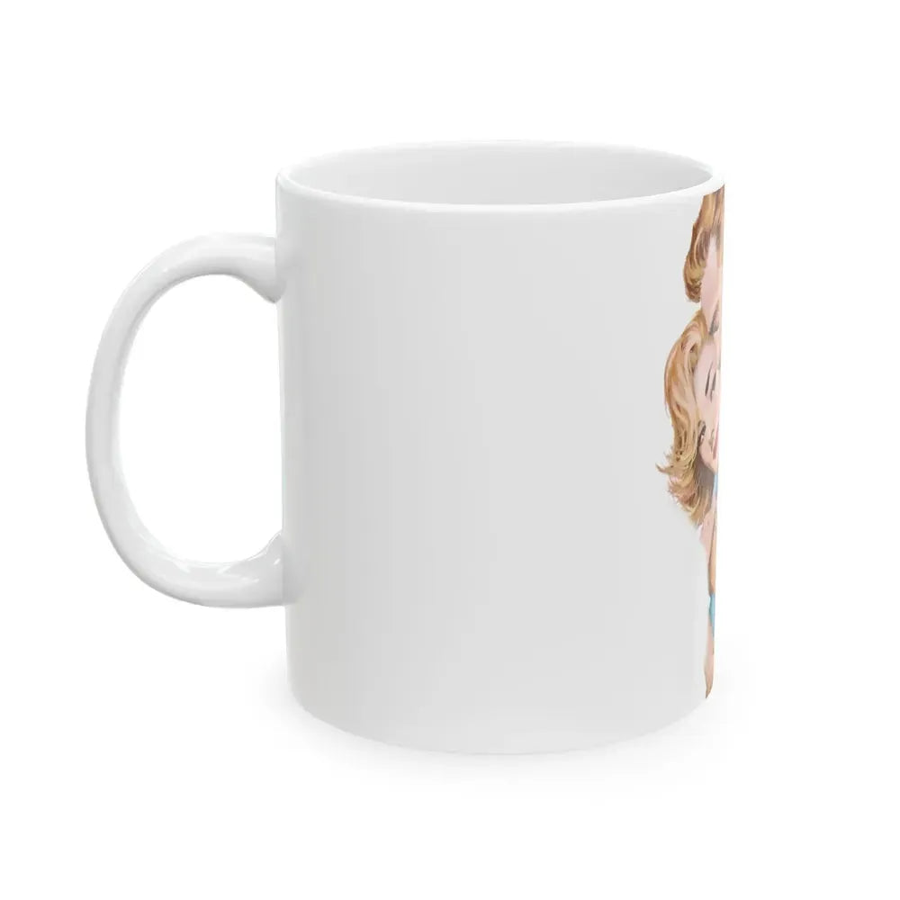Every Nice Girl by Rona Randall, Woman magazine, 1960 - White Coffee Mug - Go Mug Yourself