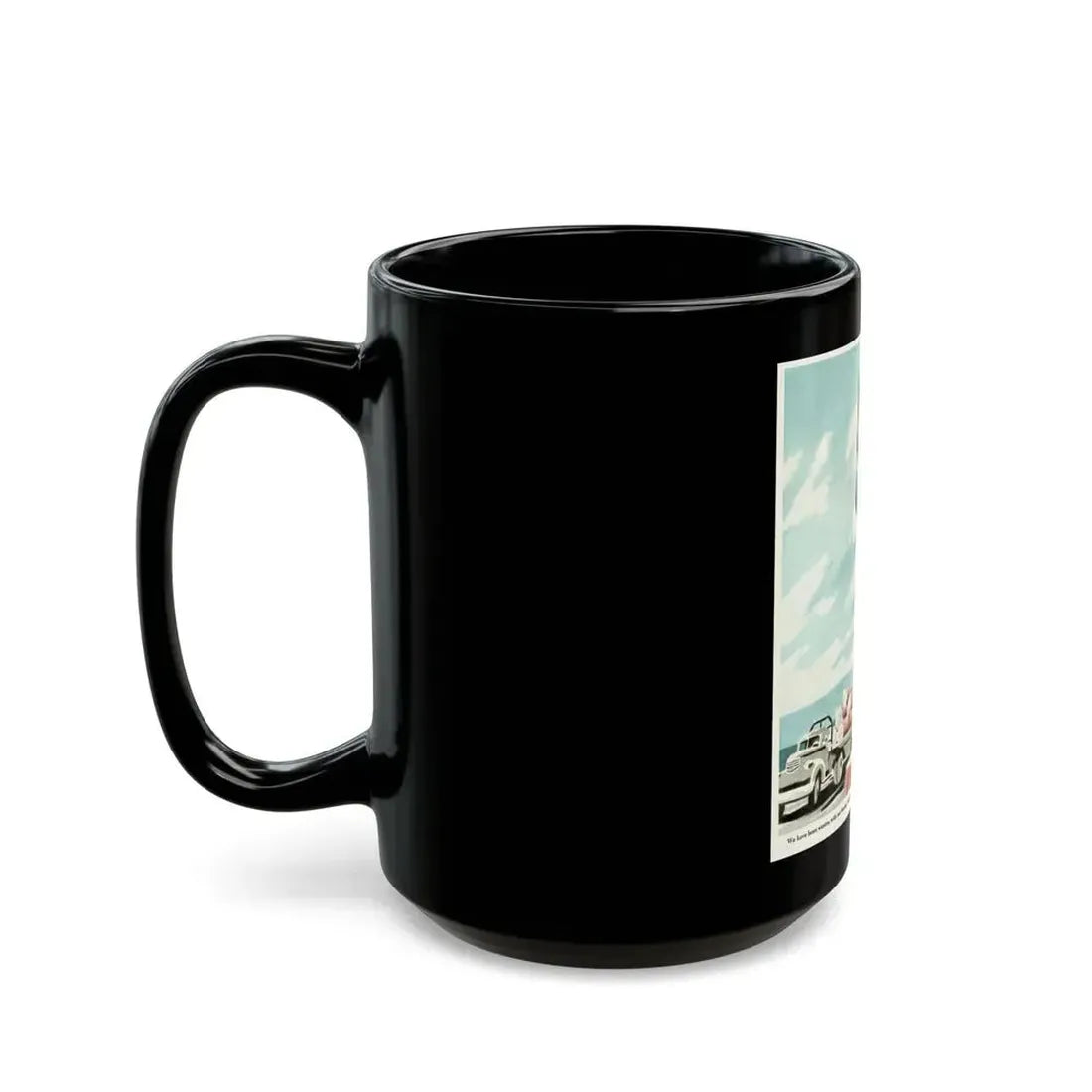 Every Scrap of Wood, 1949 - Black Coffee Mug - Go Mug Yourself