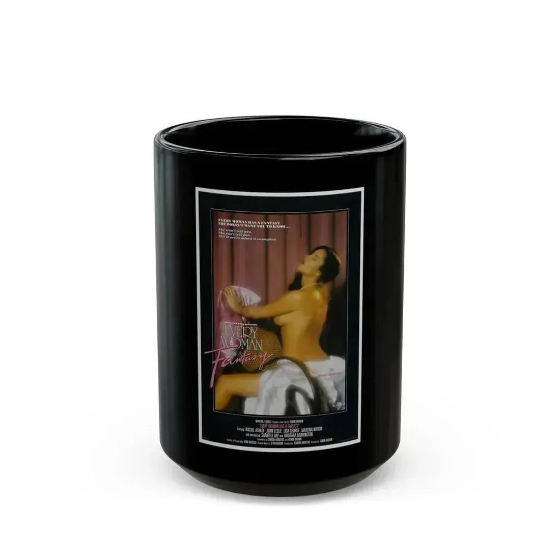 EVERY WOMAN HAS A FANTASY 1984 Movie Poster - Black Coffee Mug 15oz - Go Mug Yourself