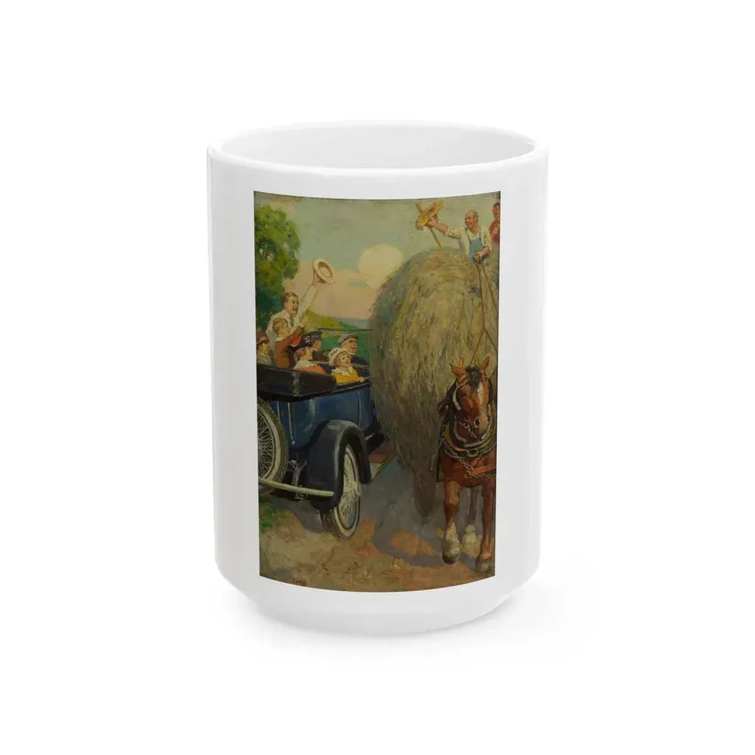 Everybody Happy - White Coffee Mug 15oz - Go Mug Yourself