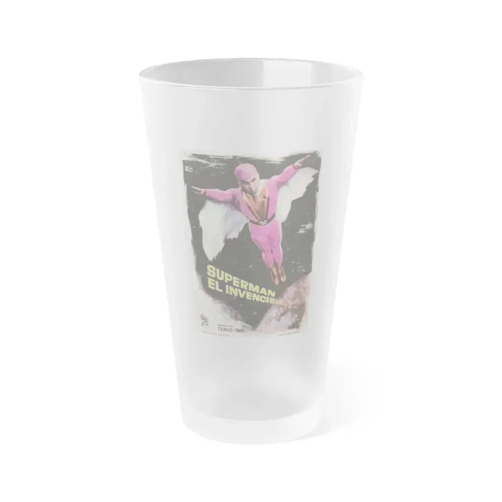 EVIL BRAIN FROM OUTER SPACE 1964 Movie Poster - Frosted Pint Glass 16oz 16oz Frosted - Go Mug Yourself