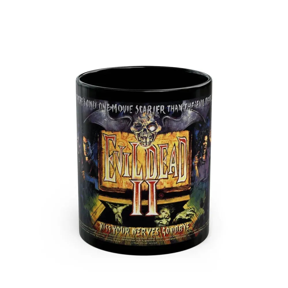 EVIL DEAD 2 (2) 1987 Movie Poster - Black Coffee Mug 11oz - Go Mug Yourself