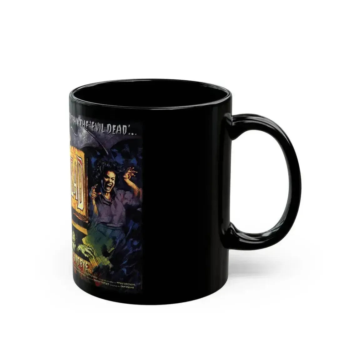 EVIL DEAD 2 (2) 1987 Movie Poster - Black Coffee Mug - Go Mug Yourself