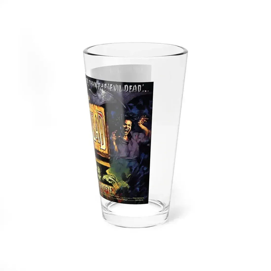 EVIL DEAD 2 (2) 1987 Movie Poster - Pint Glass 16oz - Go Mug Yourself