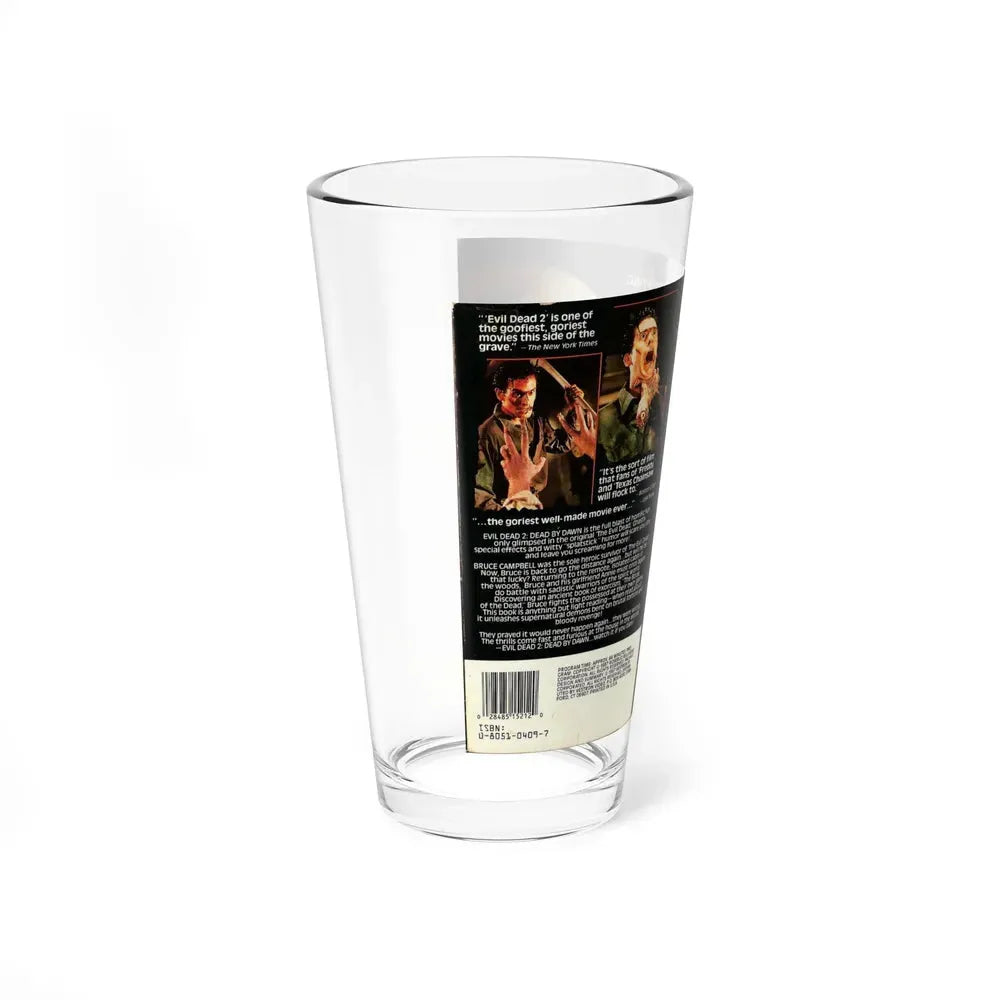 EVIL DEAD 2 (VHS COVER) Pint Glass 16oz - Go Mug Yourself