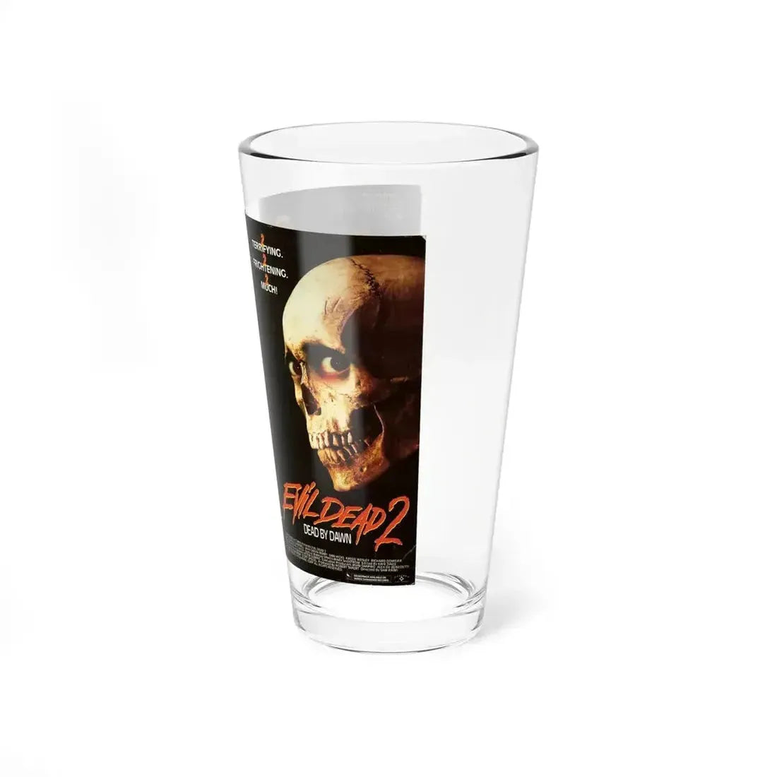 EVIL DEAD 2 (VHS COVER) Pint Glass 16oz - Go Mug Yourself