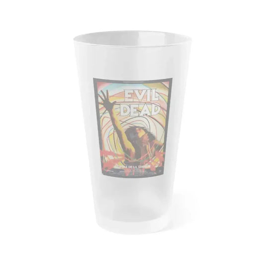 EVIL DEAD (FRENCH) 1981 Movie Poster - Frosted Pint Glass 16oz 16oz Frosted - Go Mug Yourself
