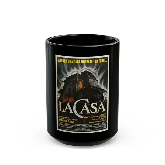 EVIL DEAD (ITALIAN) 2 1981 Movie Poster - Black Coffee Mug 15oz - Go Mug Yourself