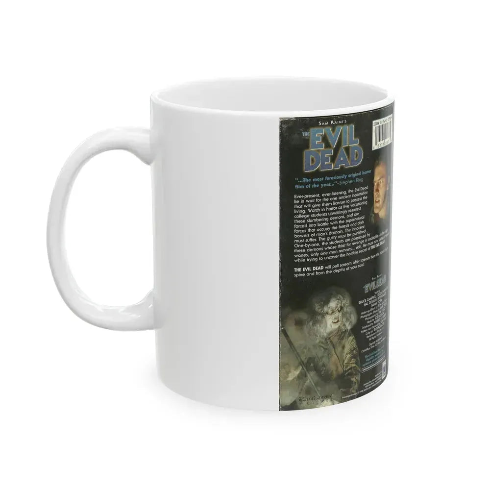 EVIL DEAD (VHS COVER) - White Coffee Mug - Go Mug Yourself