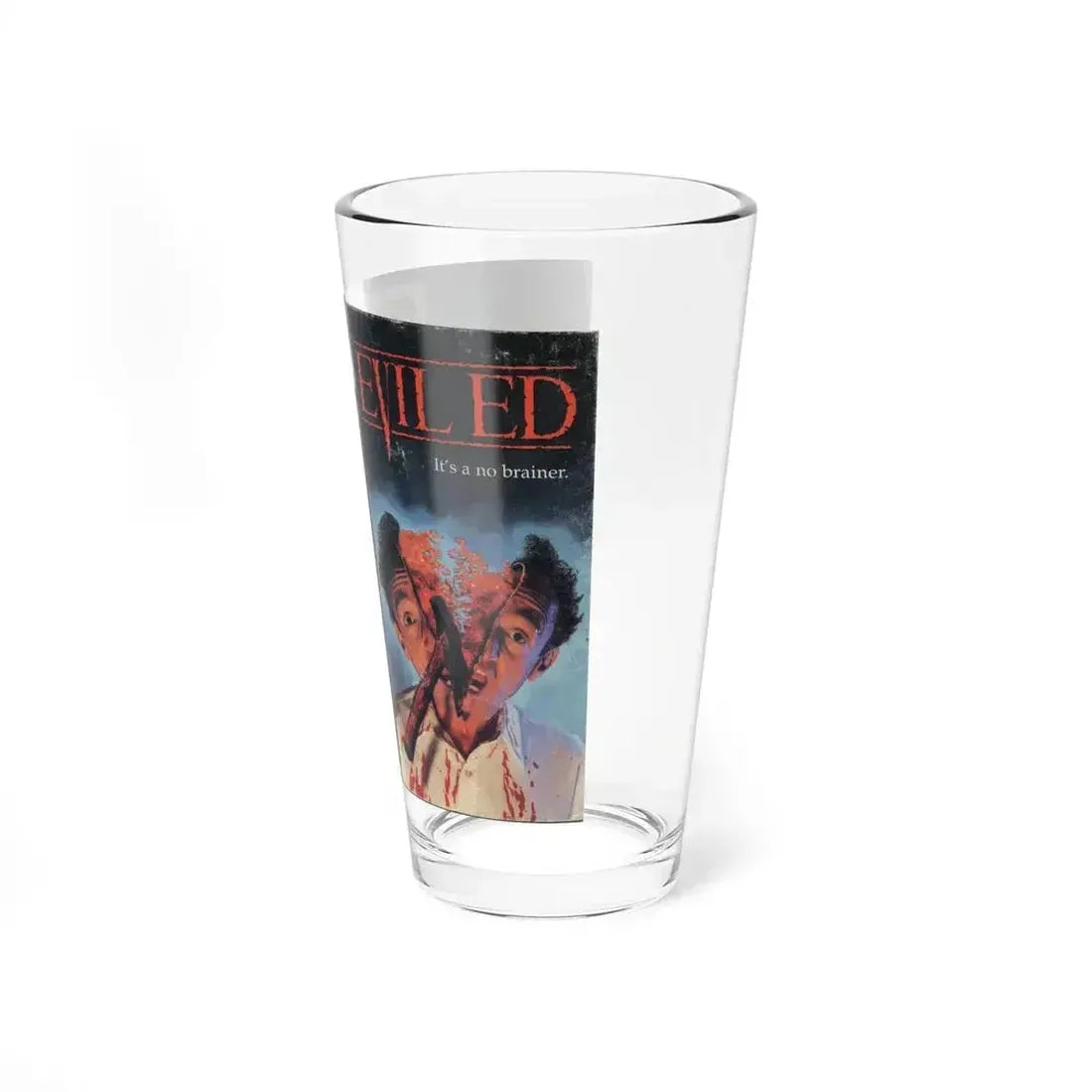 EVIL ED (VHS COVER) Pint Glass 16oz - Go Mug Yourself