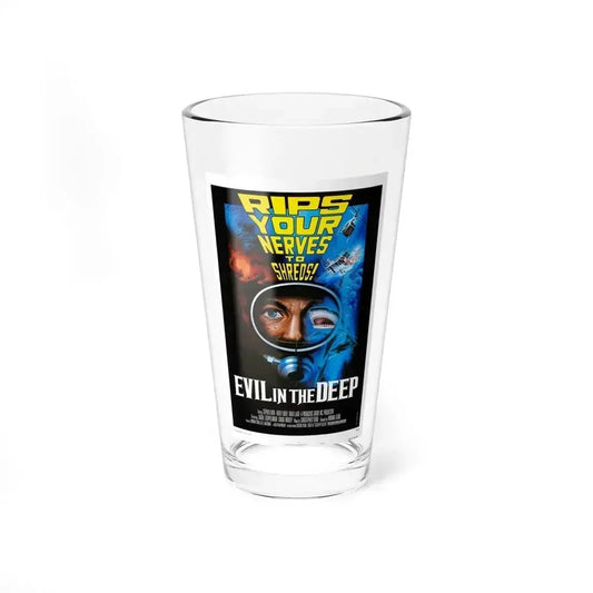 EVIL IN THE DEEP 1974 Movie Poster - Pint Glass 16oz 16oz - Go Mug Yourself