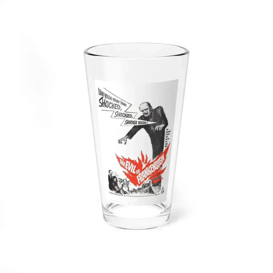 EVIL OF FRANKENSTEIN 1964 Movie Poster - Pint Glass 16oz 16oz - Go Mug Yourself