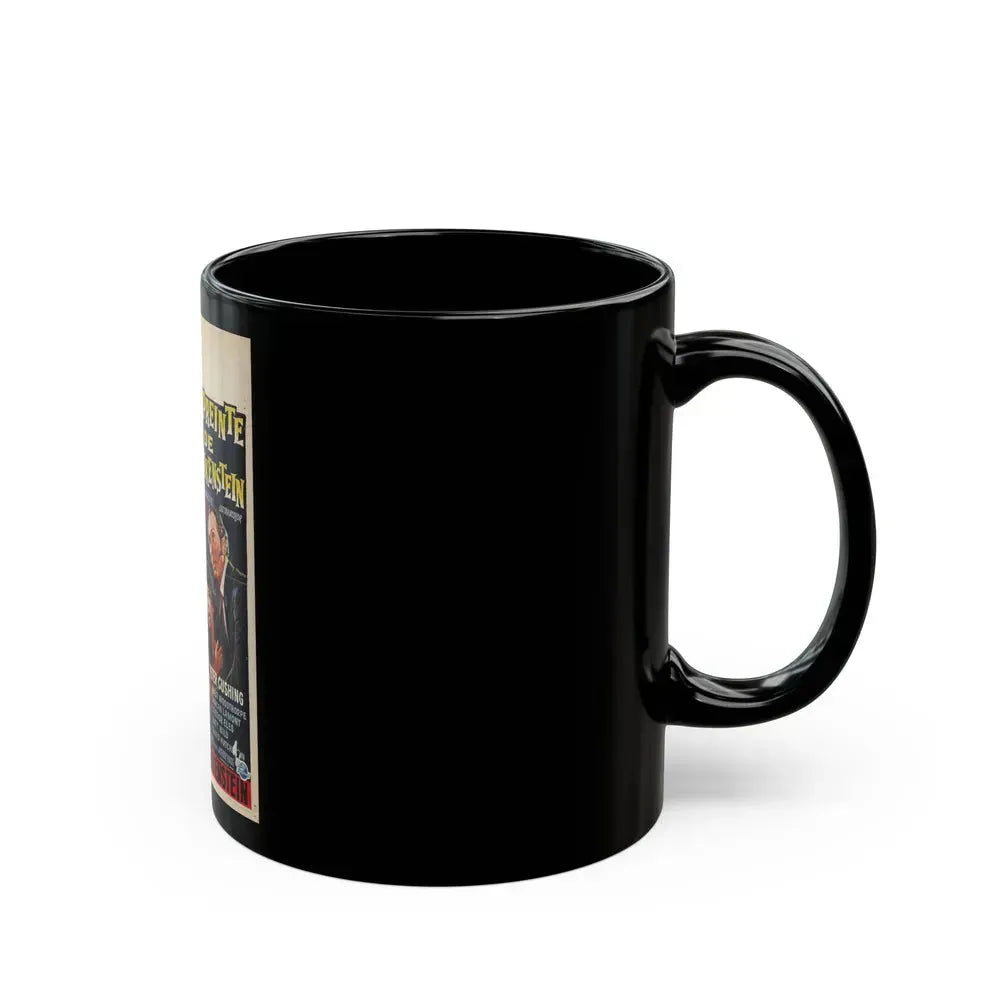 EVIL OF FRANKENSTEIN (BELGIAN) 1964 Movie Poster - Black Coffee Mug - Go Mug Yourself