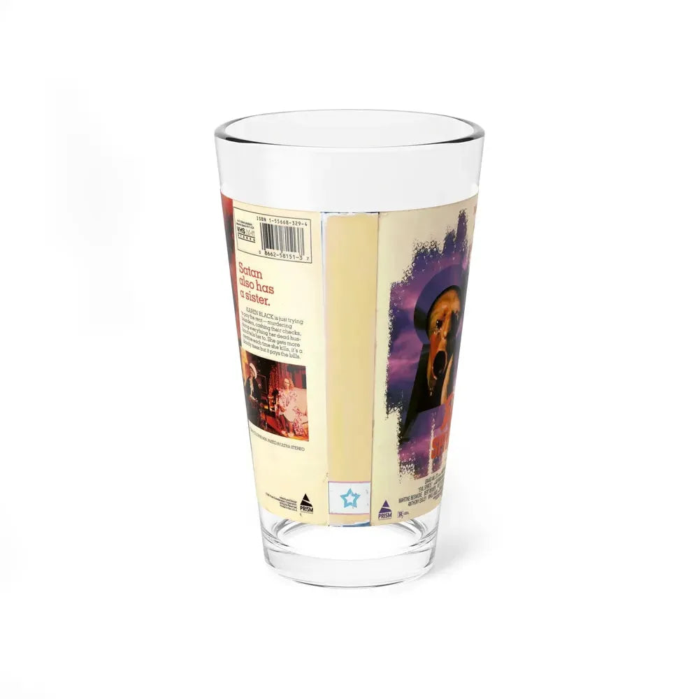 EVIL SPIRITS (VHS COVER) Pint Glass 16oz 16oz - Go Mug Yourself