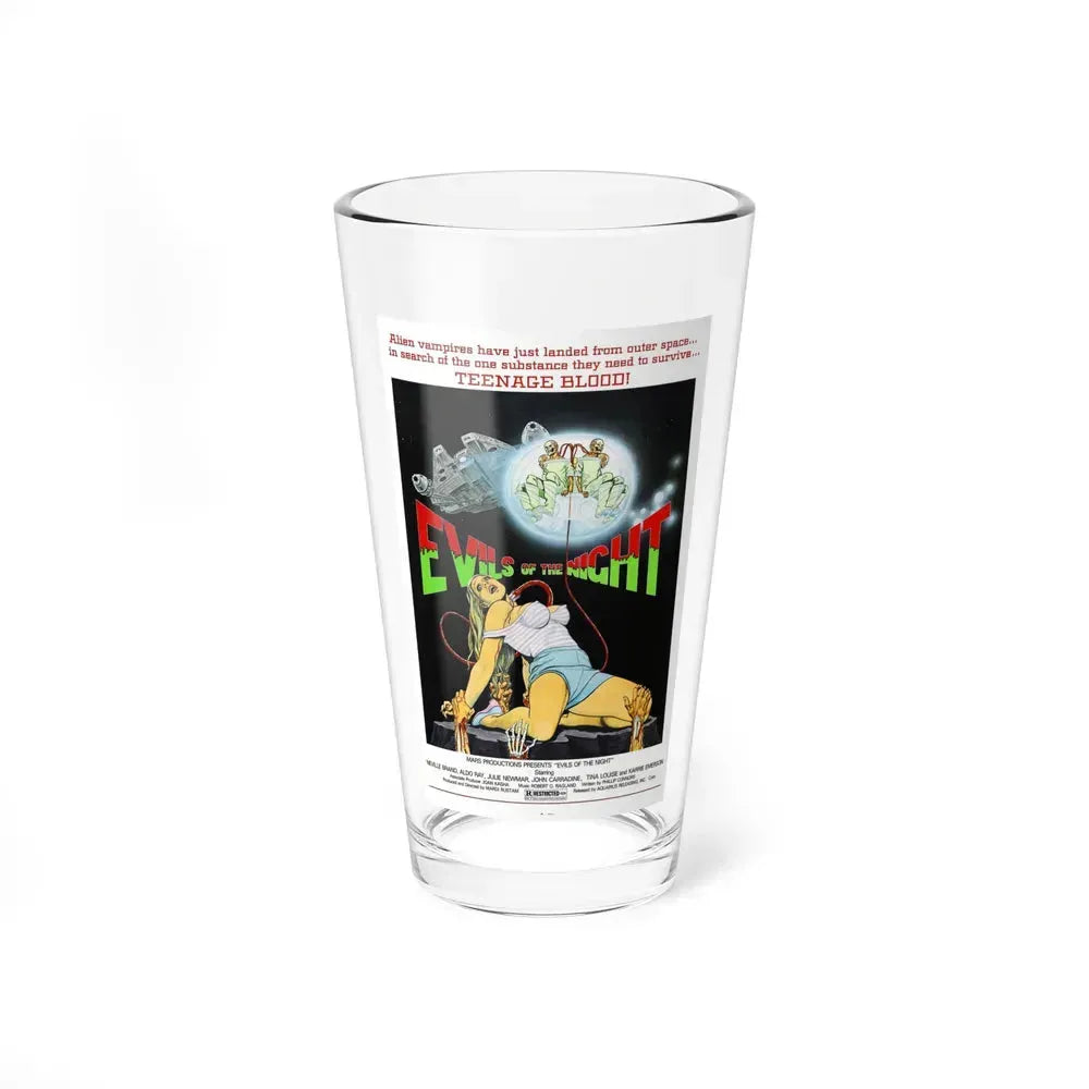 EVILS OF THE NIGHT 1985 Movie Poster - Pint Glass 16oz 16oz - Go Mug Yourself